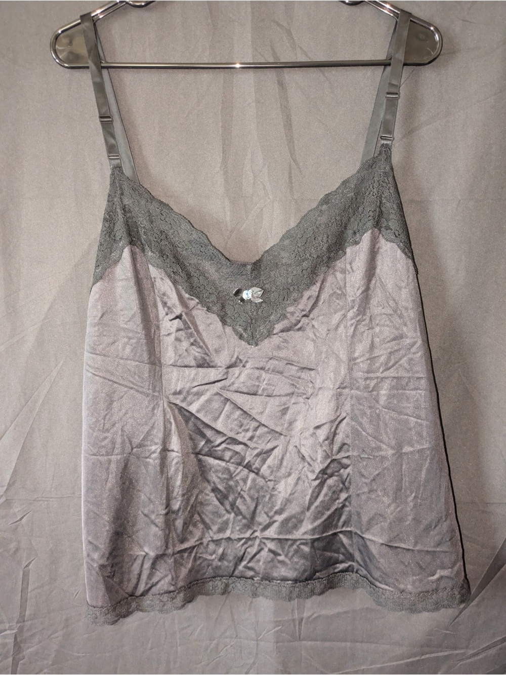 Vintage Satin Lingerie Camisole Top